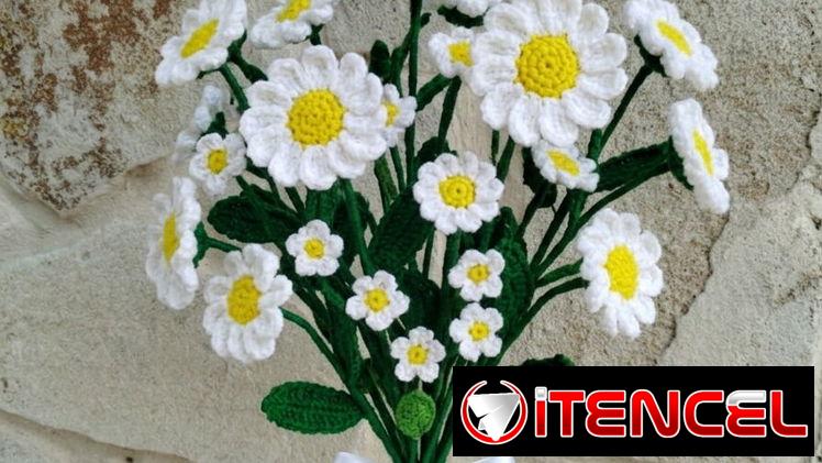 Ramos de flores tejidas