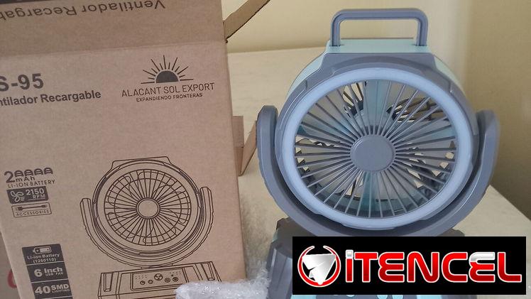 Ventilador recargable