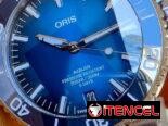 🔵  ¡ estreno !  🔵 🕰oris aquis date movimiento calibre 400 automático suizo de manufactura propia