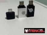 adaptadores OTG tipo C y Puerto V8 a USB para Móviles, transfiera sus datos desde su móvil