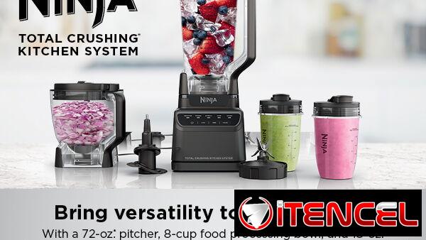 Batidora NINJA PRO BR601AMZ 1200W MEGA SISTEMA DE COCINA (TOTAL CRUSHING TECHNOLOGY + PRO EXTRACTOR) PROCESADOR NUEVO