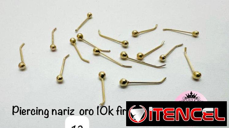 Oro y Plata. Piercings para nariz. LM joyería. Precios en cada foto. Mensajería disponible