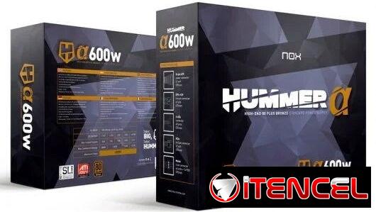 Fuente Hummer 600w nuevo en caja y 15 días de garantía