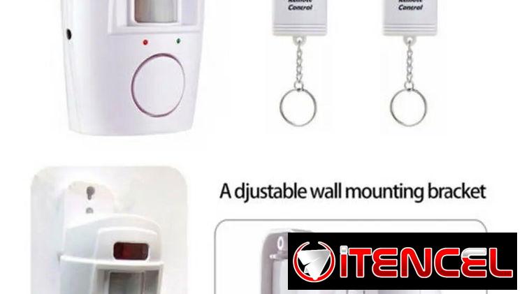 👀​ ALARMA PARA CASA O LOCAL CON SENSOR DE MOVIMIENTO 👀​ INFRAROJA 👀​ + 2 MANDOS 👀​ 105dB 📍​📍​📍​ 5.887.23.60