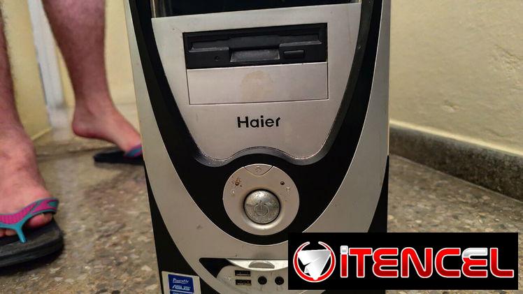 Torre 775 con fuente y chasis haier grande USB y audio frontales