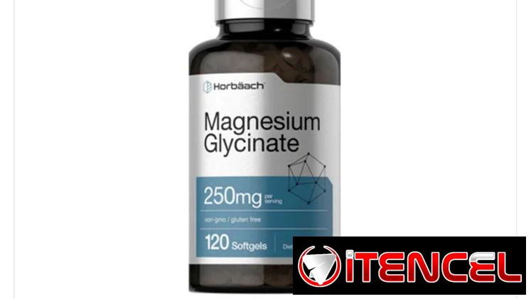 Glicinato de magnesio- 250 mg – 120 softgels