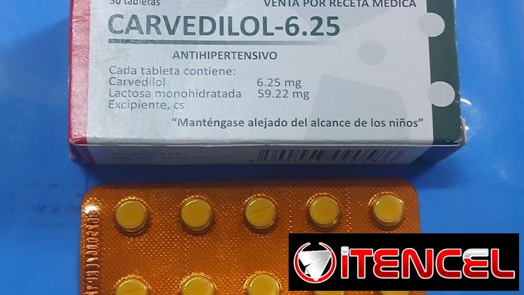 Carvedilol 6.25mg 10tab FV:12/28 500$