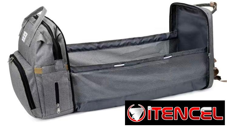 Mochila pañalera con cambiador