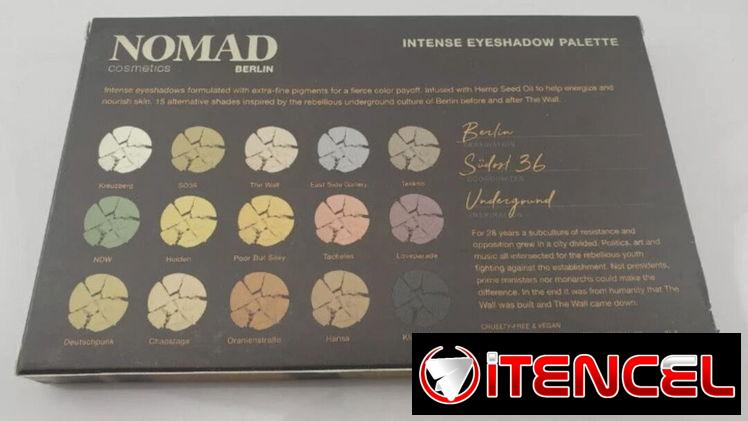 Maquillaje.  Paleta de 15 sombras de ojos