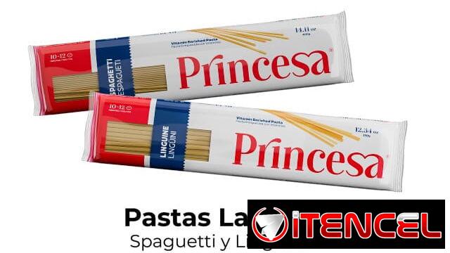 Espaguetis de excelente calidad marca Princesa