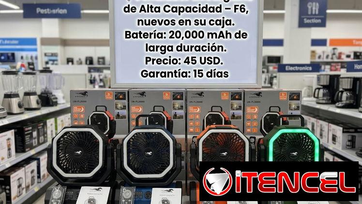 Ventilador recargable