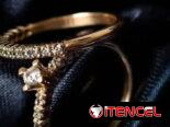 Dbrillan Anillos de compromiso y joyería de oro de alta calidad y tecnología real (kinetica)