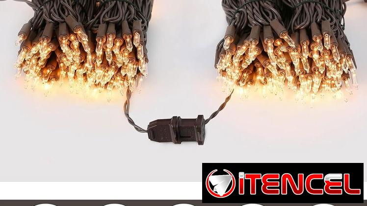 Guirnaldas de 100 focos para navidad, fiestas, decoración.