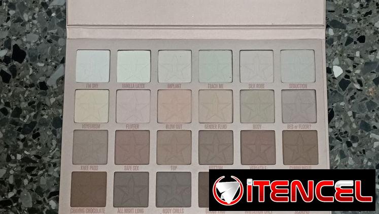 Paleta de Sombras, marca: Jeffree Star, modelo: Orgy, Original y Auténtico