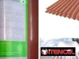 Tejas plásticas engomadas marca techolit eternit