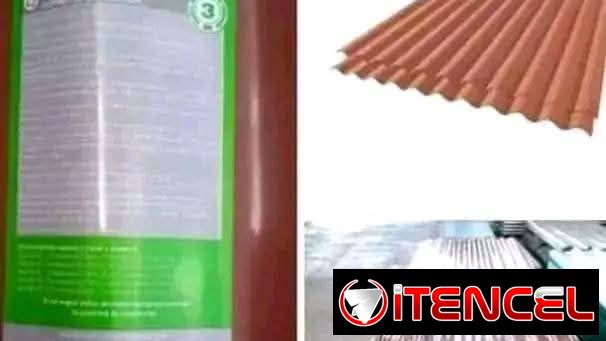 Tejas plásticas engomadas marca techolit eternit