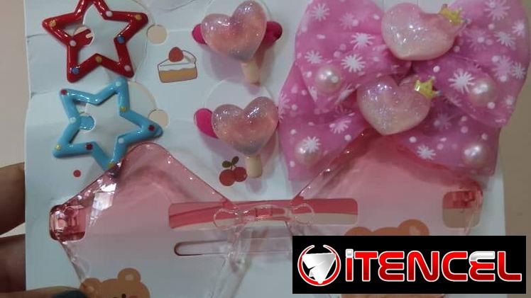 🩷Set de gafas y accesorios para niña💜