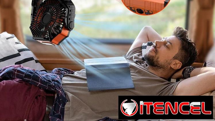 Ventilador recargable F6 con bateria de 20000MAH