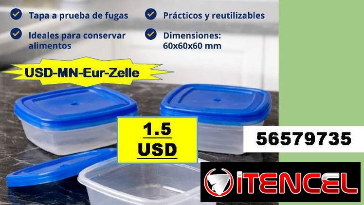 POZUELOS PLASTICOS    tlf 56579735  /(USD-MN-Eur-Zelle)/ Recogida en Marianao   Tpte (Costo Adicional)