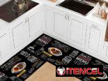 Juego de alfombras para cocina