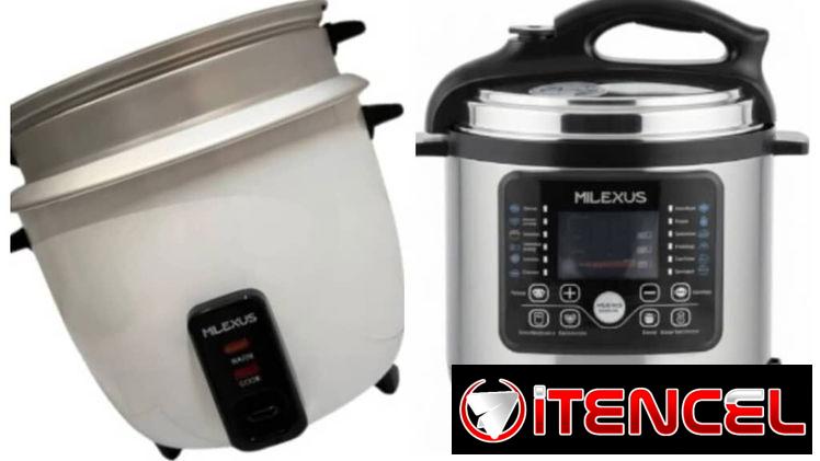 COMBO DE OLLA REINA DIGITAL 6L MILEXUS+OLLA ARROCERA 2.2L MILEXUS