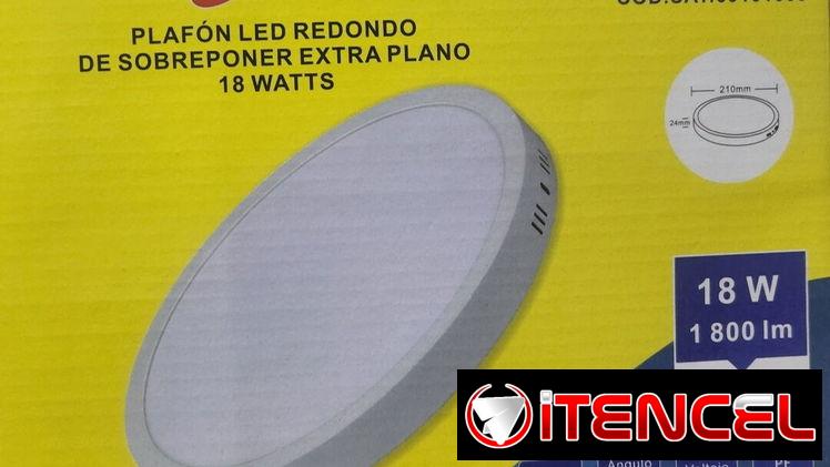 Luminarias led redondas para techo