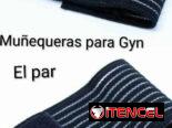 Muñequeras Negras para proteccion uso en Gyn. El par