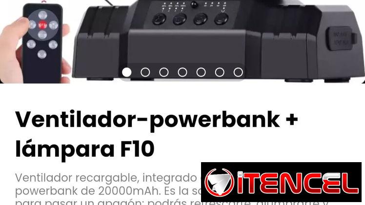Ventiladores recargables- 40000 y 2000 mAh
