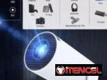 Proyector. H300 Proyector Profesional 4k HD Android Wifi Led 1080p 10000 Lm: Google Play Store incorporado