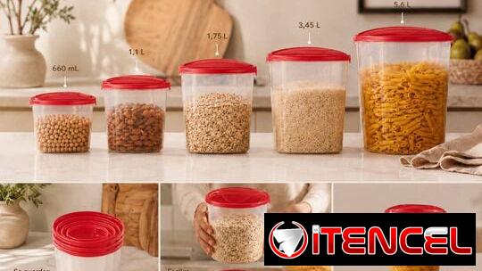 Set de Pozuelos Herméticos Cuadrados – 5 Piezas  💲12 USD. Organiza tu cocina de forma práctica y bonita. 📞56249037