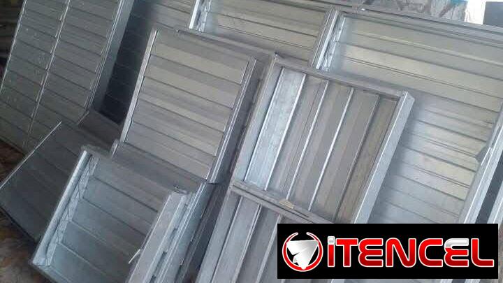 Ventanas de zinc galvanizado