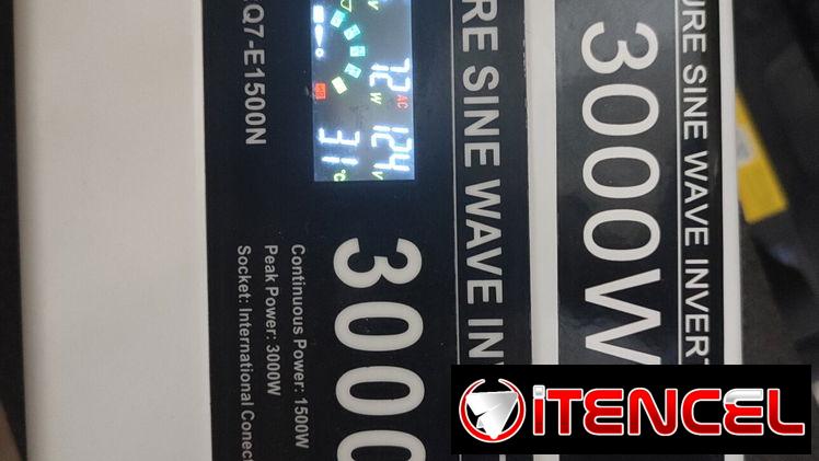 Inversor Q7 12v 120v 3000w. Nuevo ideal para motor de agua refrigerador televisor nevera luces lavadora computadora