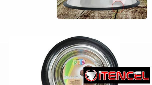 🐾 Plato Antideslizante de Acero Inoxidable – FANCY PETS – Línea Flexigrip