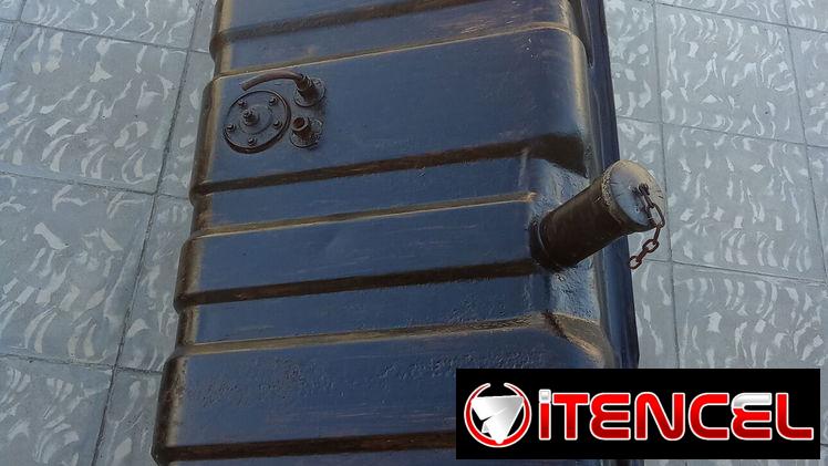 Tanque de combustible metálico de 3000 litros