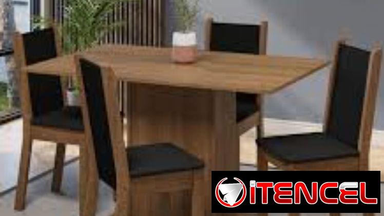 ‼️Juego de comedor de 4 sillas