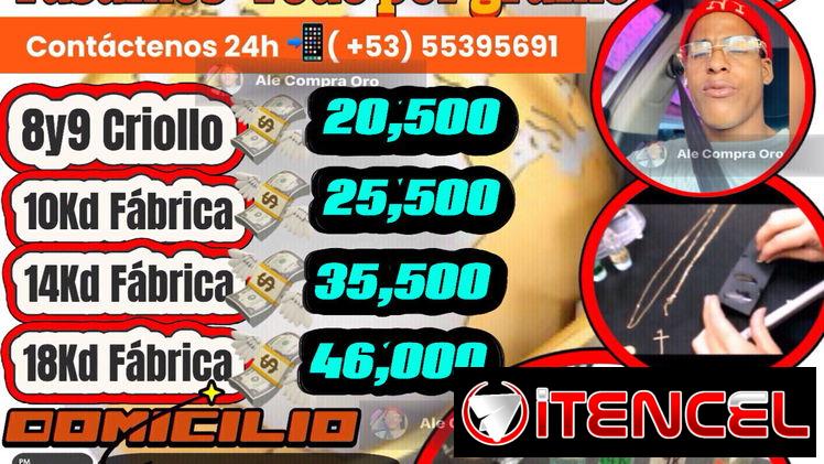 Compra de Oro / Prendas / Joyas en cualquier estado