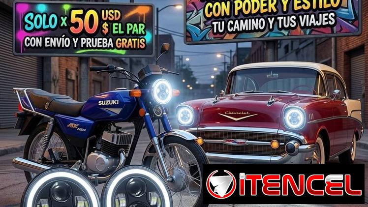 PANTALLAS LED TIPO LUPAS DE 7 PULGADAS CON OJOS DE ANGEL DE 9 A 30 VOLT🛒📱🛒📱📱