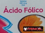 Acido folico frasco 90 cápsulas, Materfol  vence septiembre 27