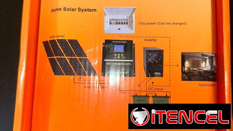 Regulador controlador Cargador  mppt para paneles solares