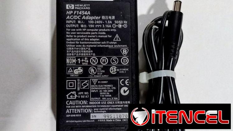 Cargador de laptop marca HP como nuevo