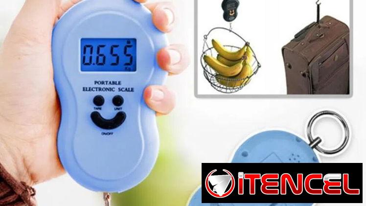 ✨ Pesa Digital de Bolsillo ✨ 50 KG ✨ Display LED ✨ Pilas Incluidas AAA ✨ Bascula ✨ 5.887.23.60 ✨