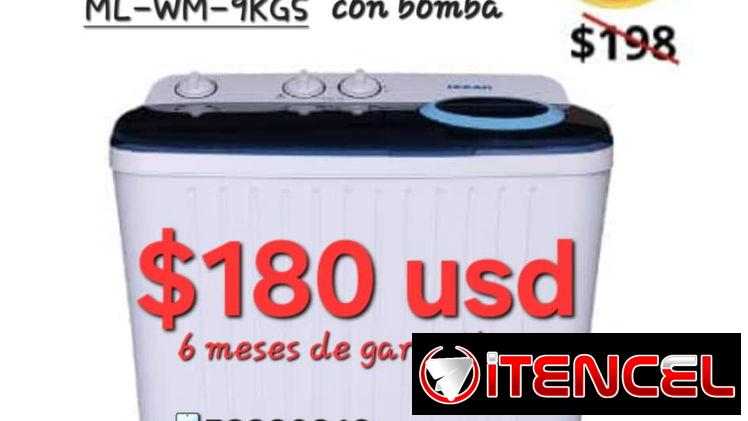 Lavadora milexus de 8kg con 6 meses de garantía y más (factura mensajería garantía) 53220916