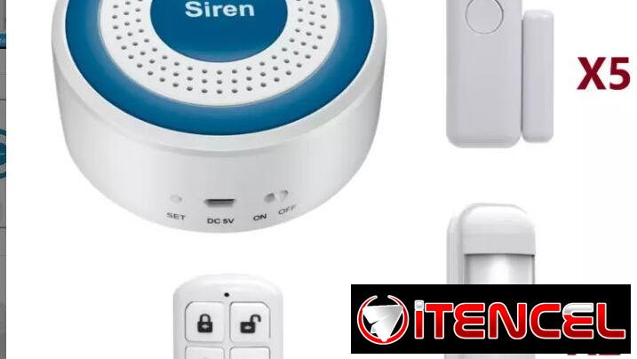 Sistemas de Alarma//Protección para Hogar o Negocio//Kits  sensores para puerta/ventana//Gestionados por control remoto