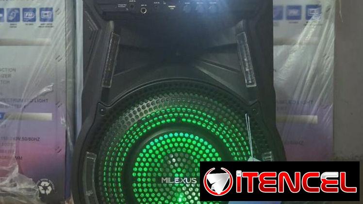 Bocina Milexus 12 Sencilla Dimensiones 380 x 346 x 580 mm Color Negro Con Transporte incluido interesados llama 55110730
