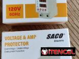 Protector de voltaje y amperaje para la casa entera de 110 y 220V