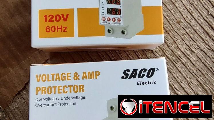 Protector de voltaje y amperaje para la casa entera de 110 y 220V