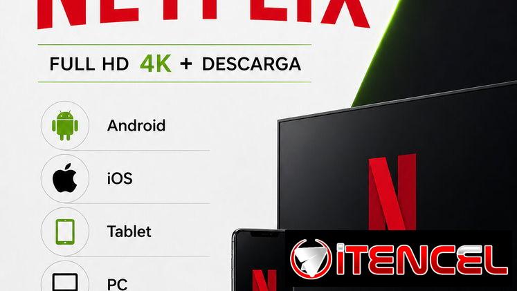 Cuentas o Perfiles de Netflix Premium (Disney HBO Amazon Prime Video)