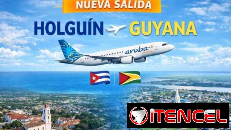 Venta de boletos para Guyana saliendo por varias provincias, además surinam y antigua Bermuda