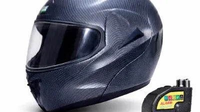 CASCO INTEGRAL DE FIBRA DE CARBONO+CANDADO CON ALARMA, ENTREGA DE FACTURA, VARIEDAD DE OFERTAS ESPECIALES