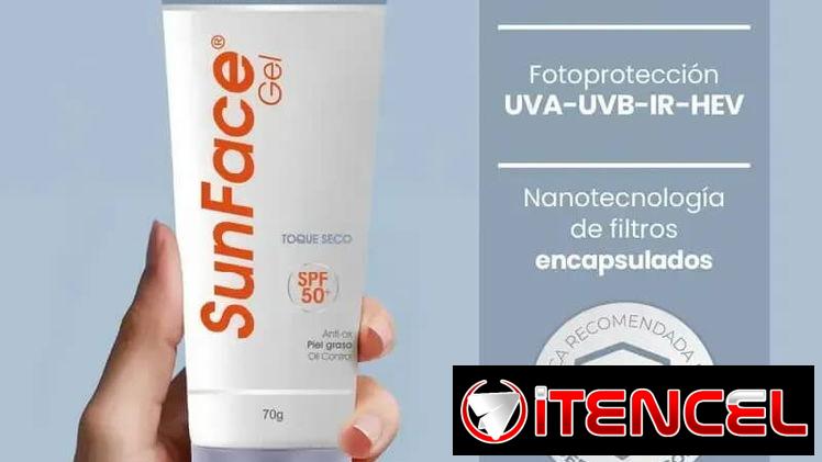 SunFace Gel 70g SPF 50 +